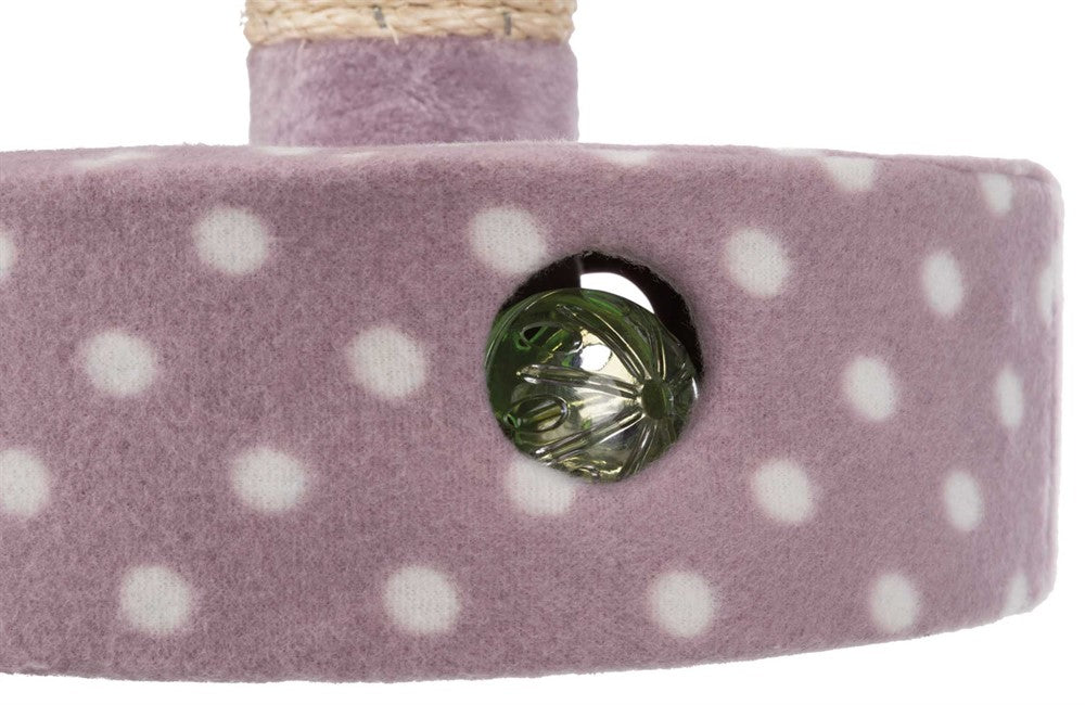 Trixie Junior klösmöbel fleece ø 26×47 cm - Ljuslila
