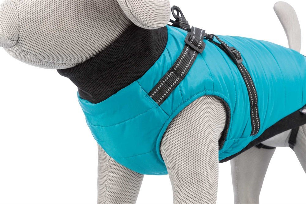 Trixie Pontis täcke med sele - Aqua