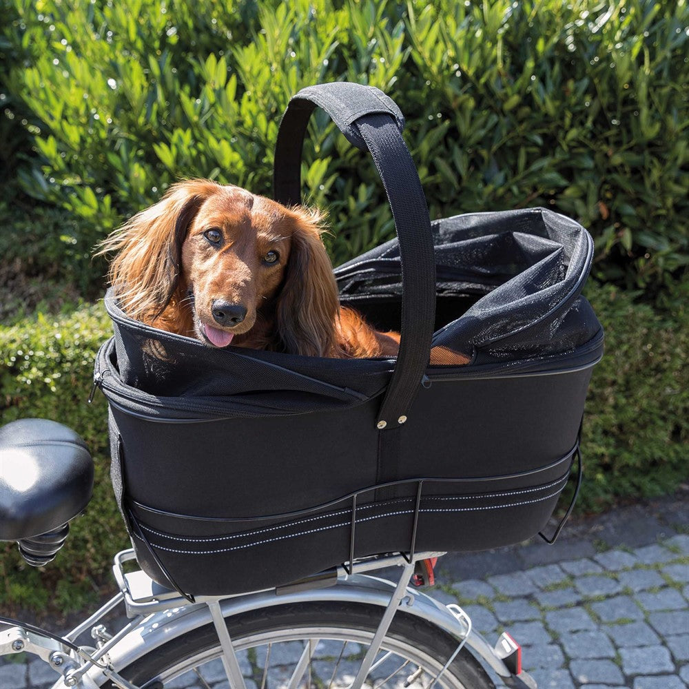 Trixie Cykelkorg för pakethållare - Svart