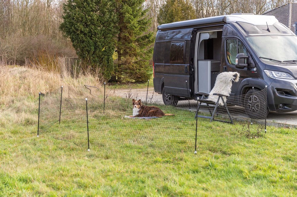 Trixie Mobil hundhage 15 m - Svart