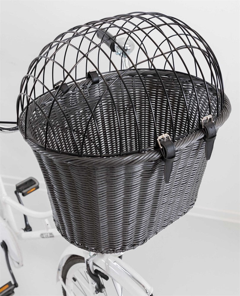 Trixie Cykelkorg front med galler 44×h34×41cm - Antracit