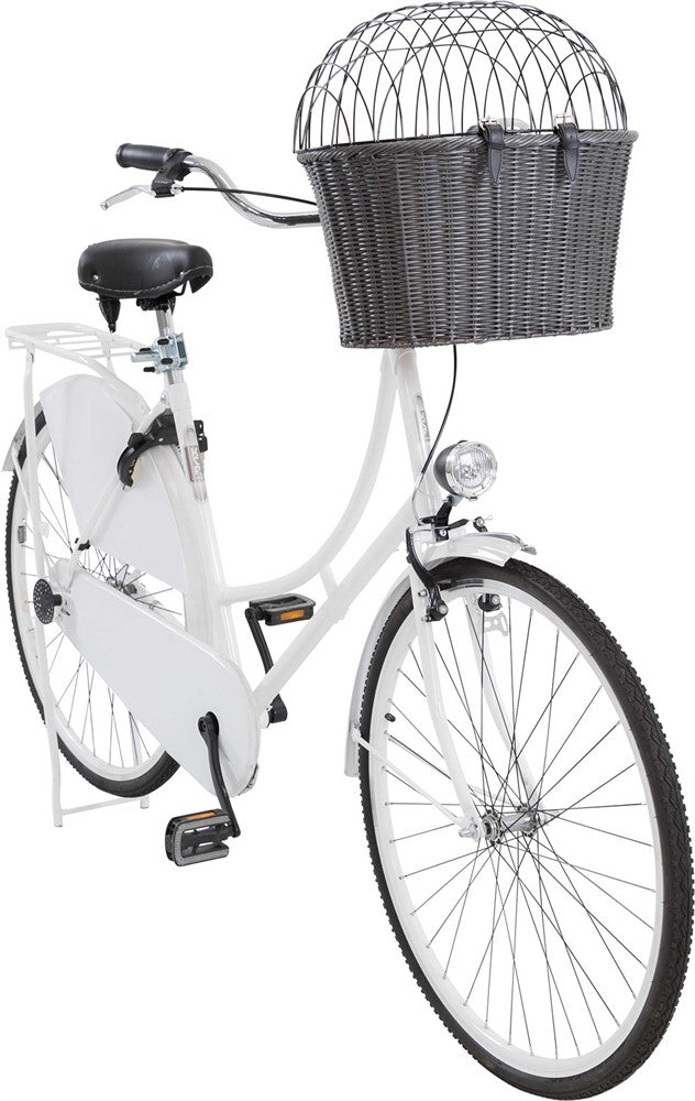 Trixie Cykelkorg front med galler 44×h34×41cm - Antracit