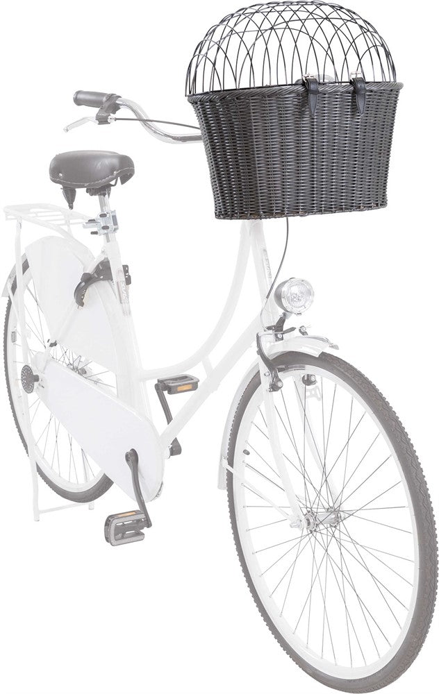 Trixie Cykelkorg front med galler 44×h34×41cm - Antracit