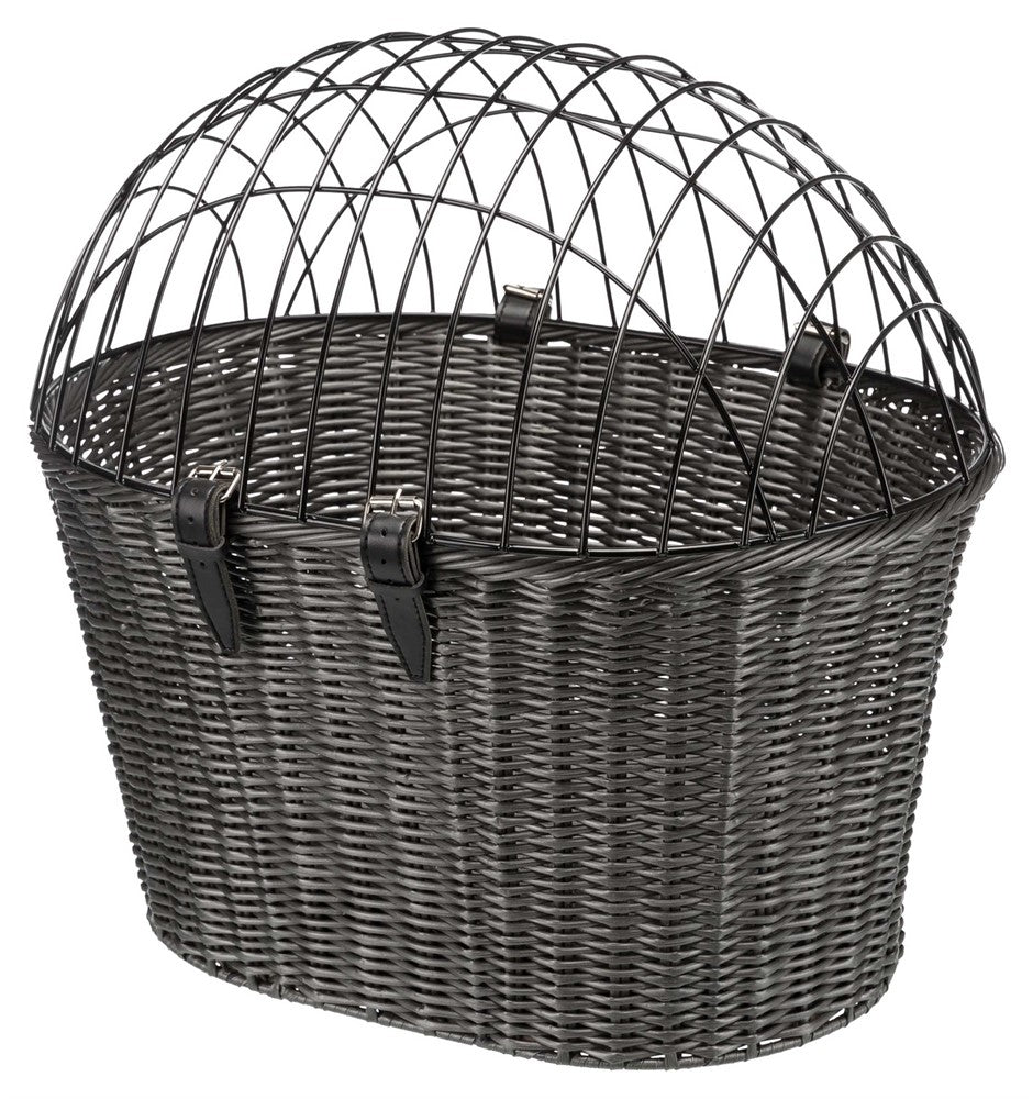 Trixie Cykelkorg front med galler 44×h34×41cm - Antracit