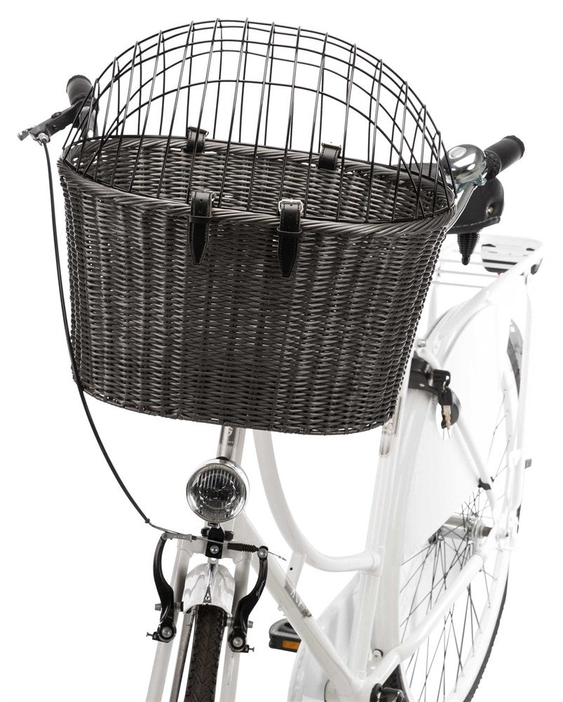 Trixie Cykelkorg front med galler 44×h34×41cm - Antracit