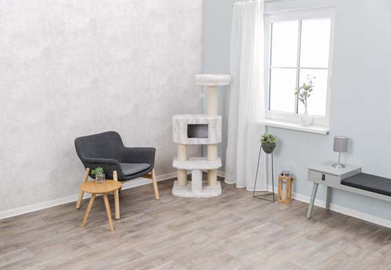 Trixie Klösmöbel Nelli 140 cm - Vit/taupe