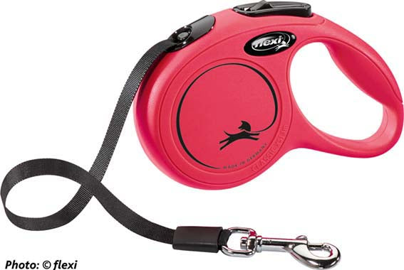 Flexi New CLASSIC XS: 3 m band - Röd