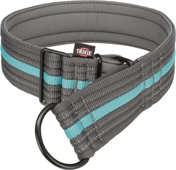 Trixie Fusion halvstryp L-XL: 48-58 cm/50 mm - Grafit/ocean