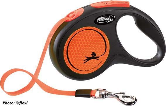 Flexi New NEON band S: 5 m - Neonorange