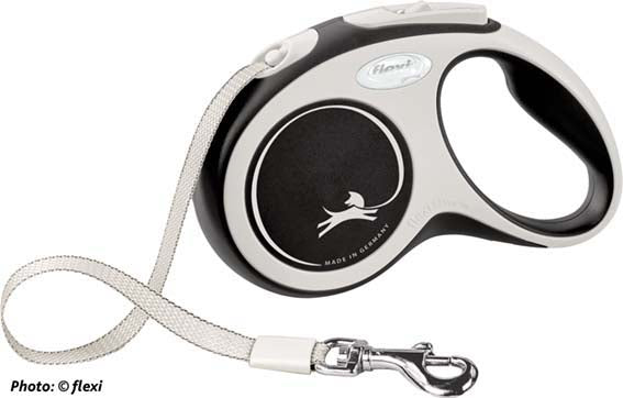 Flexi New Comfort band S: 5 m - Svart