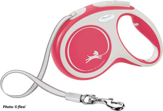 Flexi New Comfort band M: 5 m - Röd