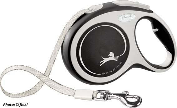 Flexi New Comfort band L: 8 m - Svart