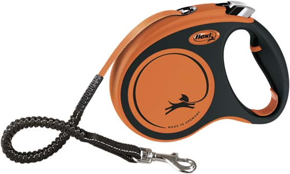 Flexi XTREME 5 m band - Svart/orange