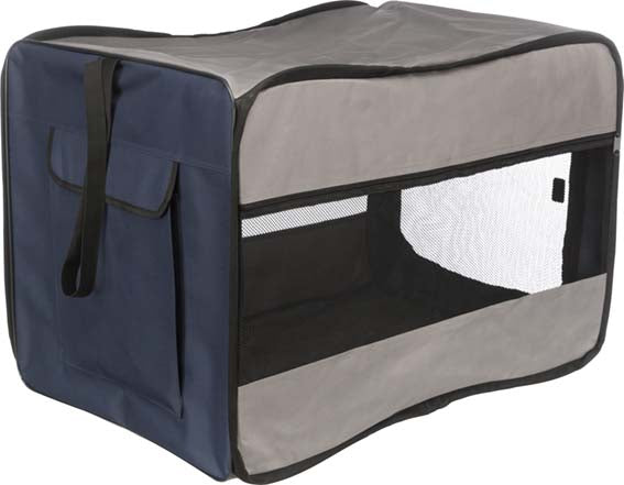 Trixie (BV) Nylonbur Twister M: 50×52×76 cm - Blå/grå