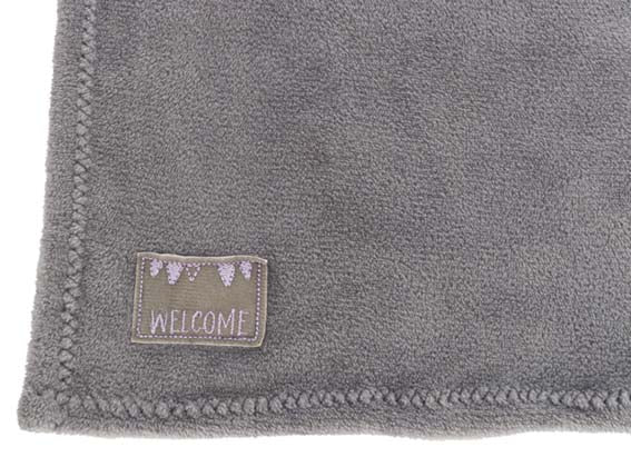 Trixie cuddly set filt/kanin plysch 75×50cm - Grå/ljuslila