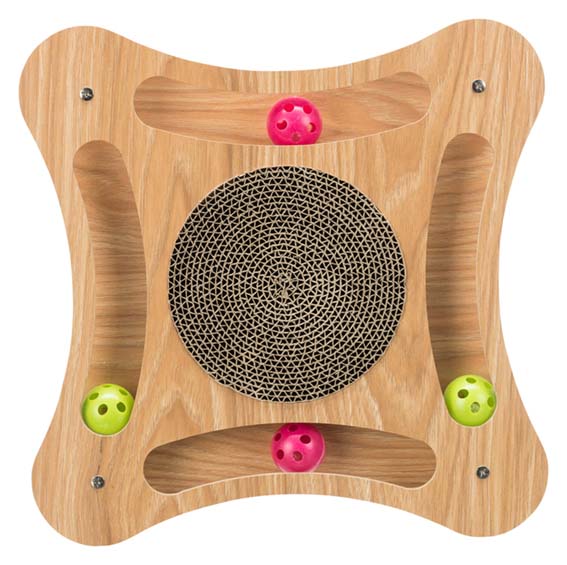 Trixie Aktivetetsleksak utbytbar pappklös Trä 35×4×35 cm
