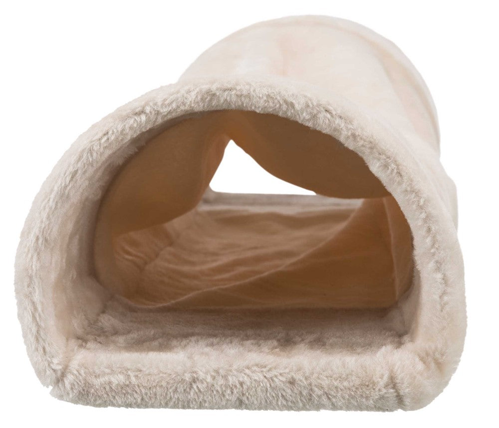Trixie Gnagartunnel för kanin/marsvin plysch - Beige