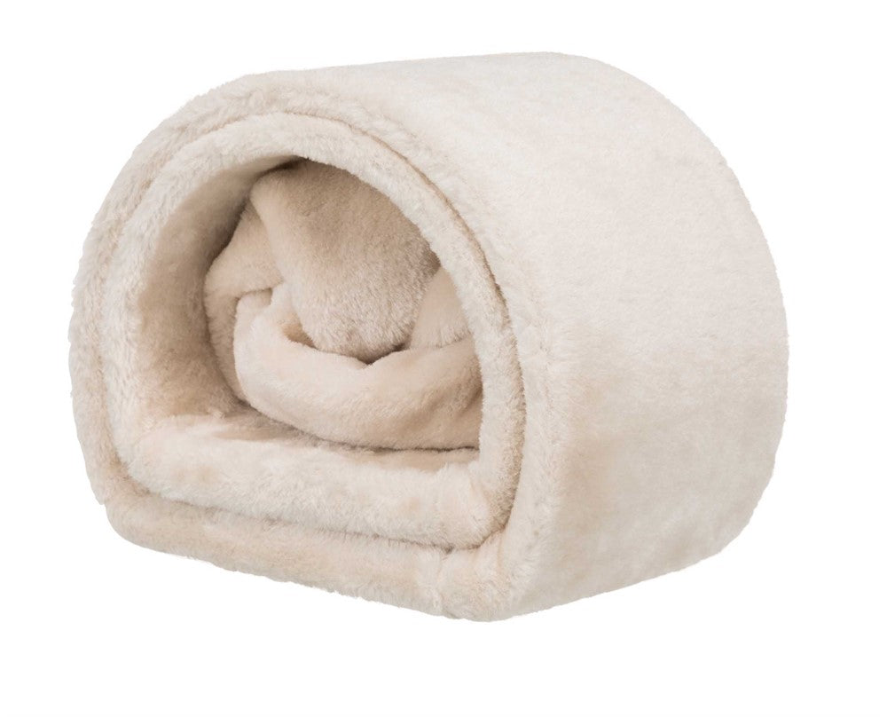 Trixie Gnagartunnel för kanin/marsvin plysch - Beige