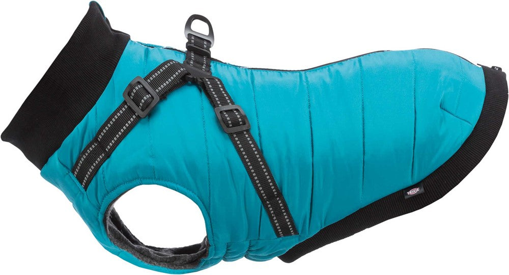 Trixie Pontis täcke med sele - Aqua