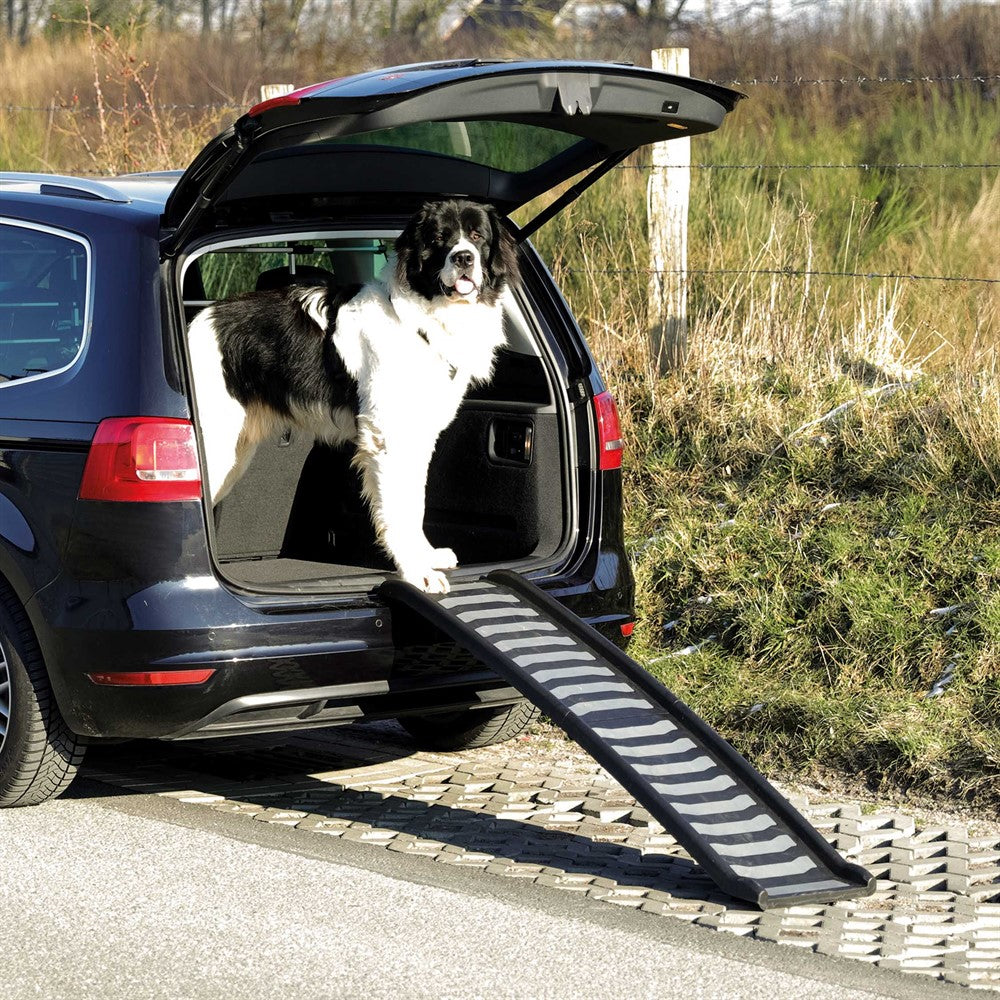 Trixie Ramp Petwalk hopfällbar 39×160 cm plast - Svart