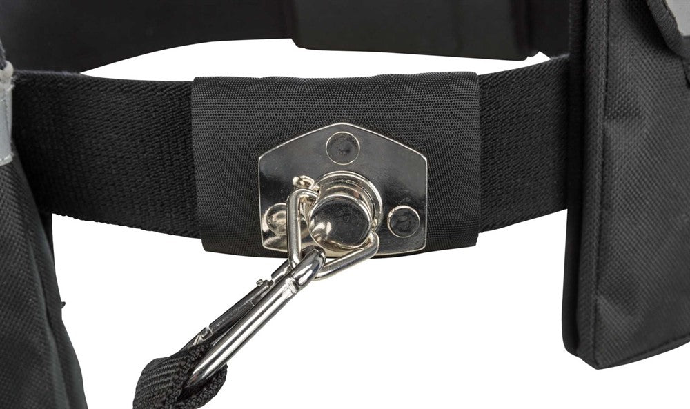 Handsfreebälte m expander 60-120/40 cm m koppel - Svart