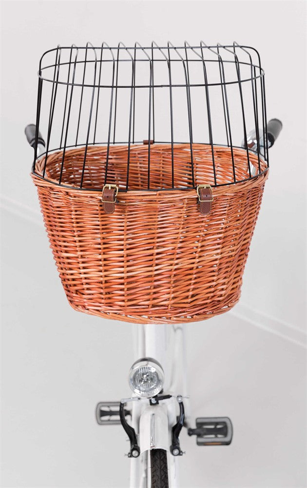 Trixie Cykelkorg front med galler (5kg) 44x48x33 cm - Brun