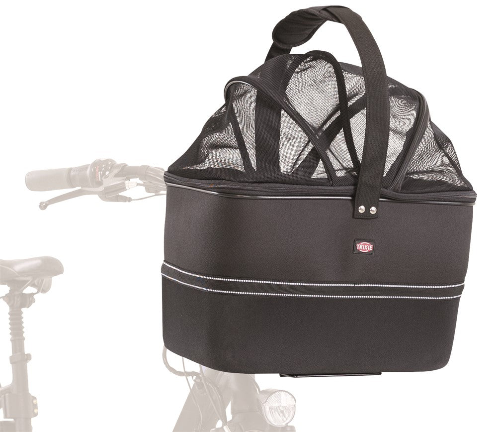 Trixie Cykelkorg front med nät 41×h47×29 cm - Svart