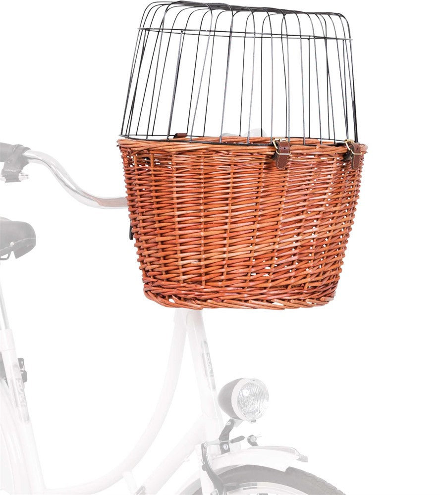 Trixie Cykelkorg front med galler (5kg) 44x48x33 cm - Brun