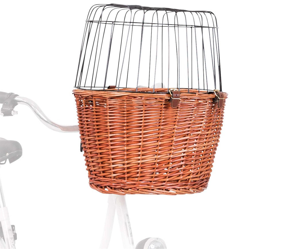 Trixie Cykelkorg front med galler (5kg) 44x48x33 cm - Brun