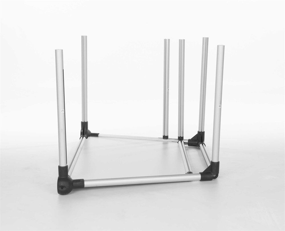 Trixie Bilbur aluminium Silver - L: 93xh64x81 cm