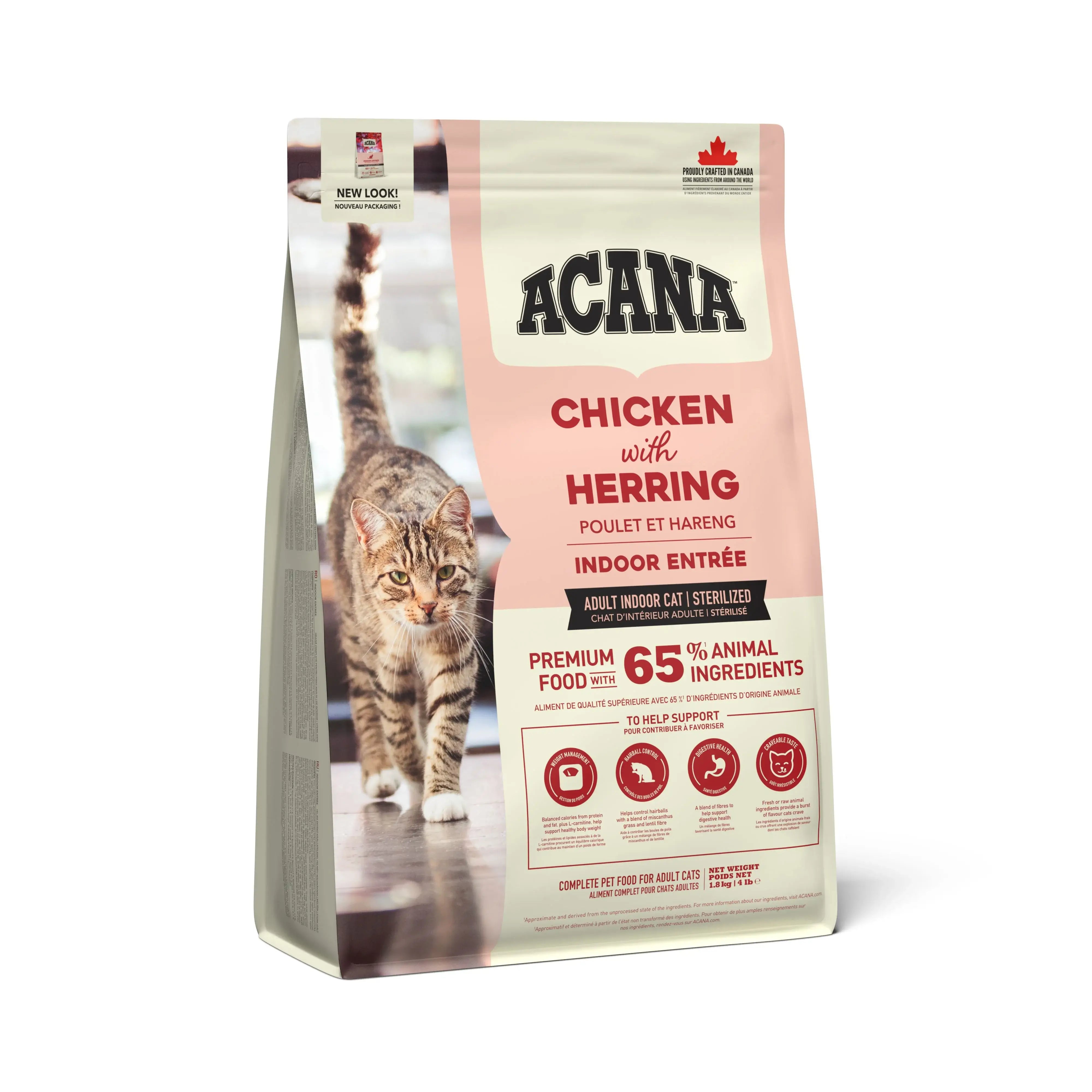 Acana Adult Indoor Entrée Torrfoder För Katt