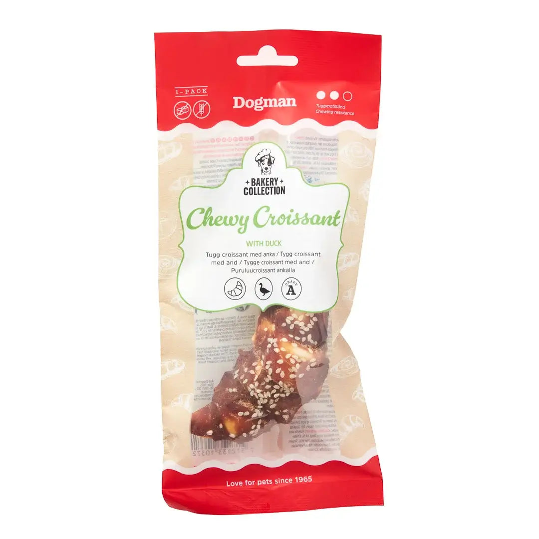 Dogman Bakery Collection Tugg Croissant Med Anka 12,5cm