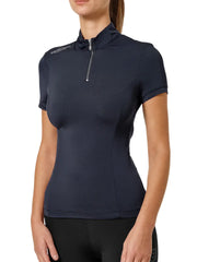 Equestrian Stockholm Top Short Sleeve - Midnight Blue
