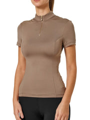 Equestrian Stockholm Top Short Sleeve - Champagne