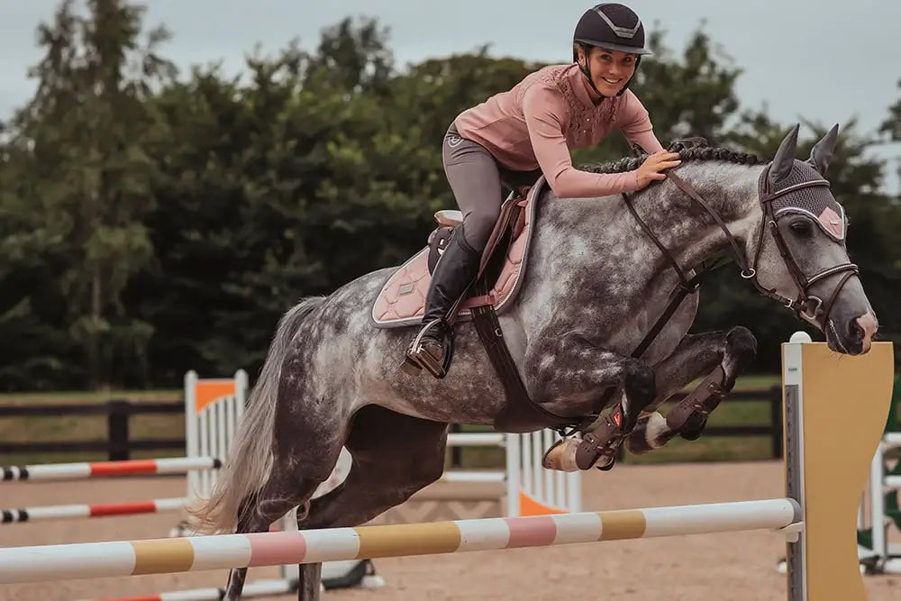 Equestrian Stockholm Hoppschabrak - Pink Pearl