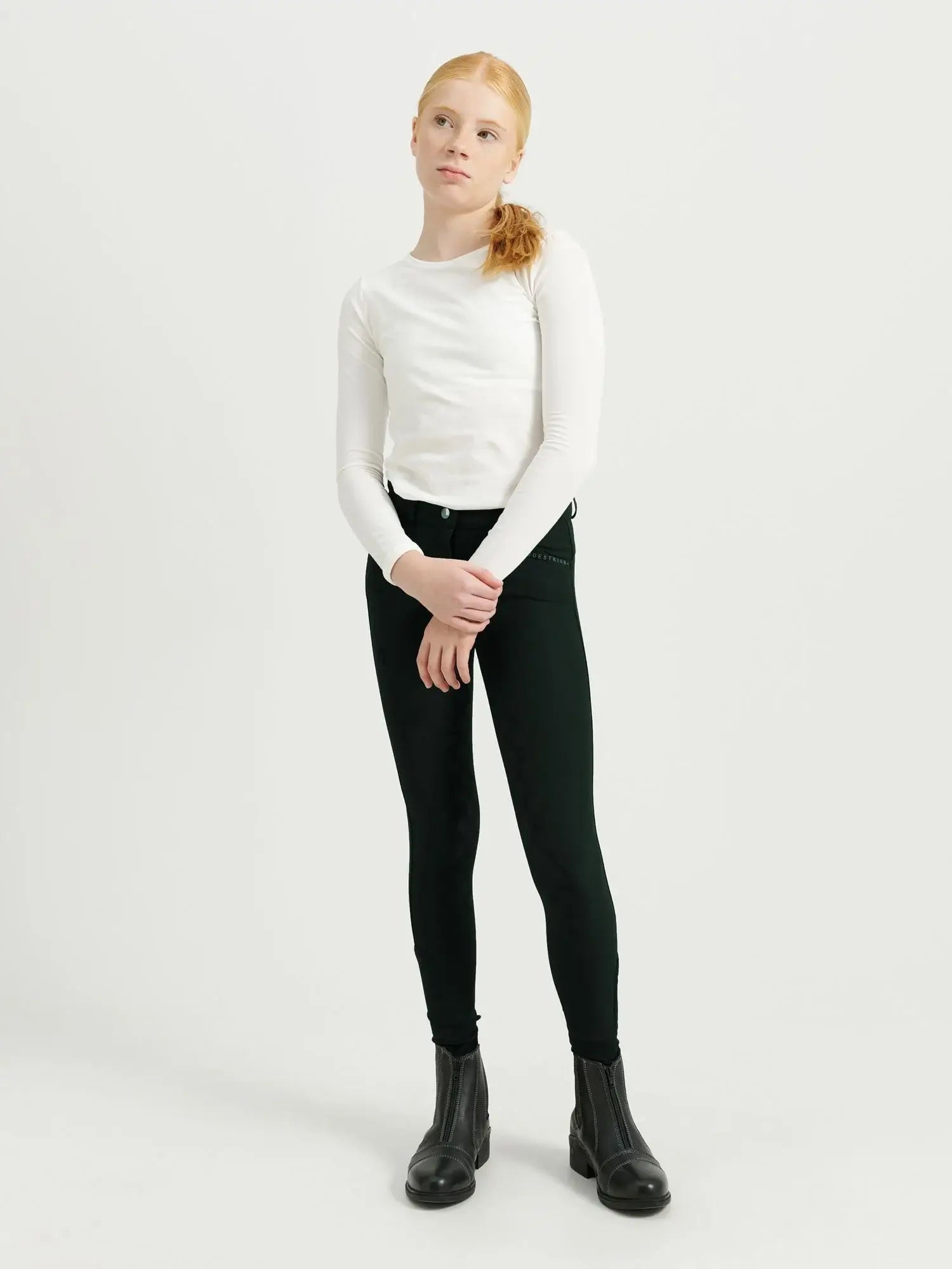Jacson Hedvig Ridbyxa Helskodd Junior - Svart