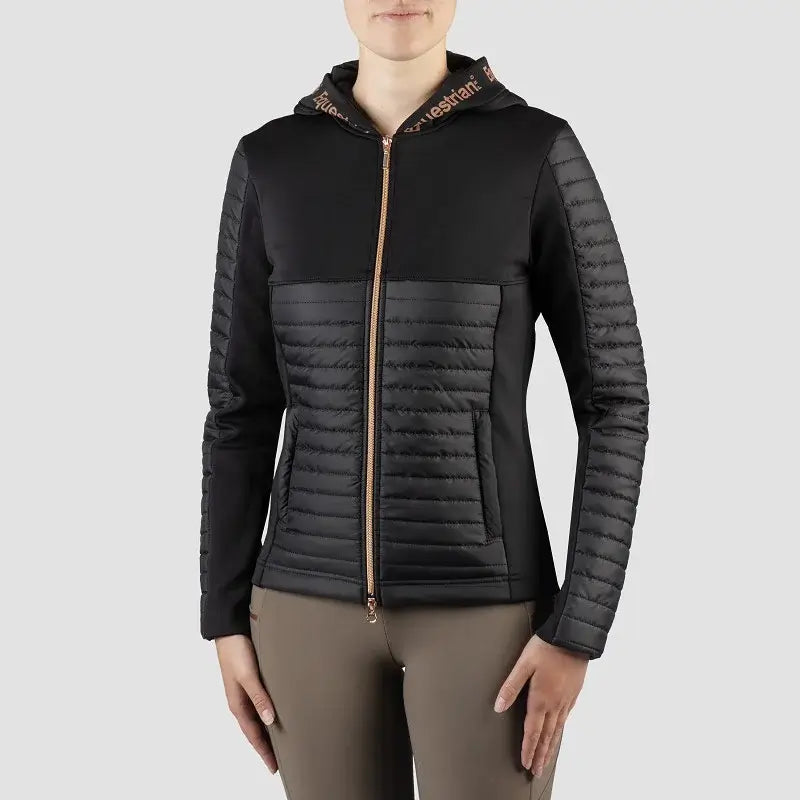 Horka Equestrian Pro pufferjacka Magnificent - Svart