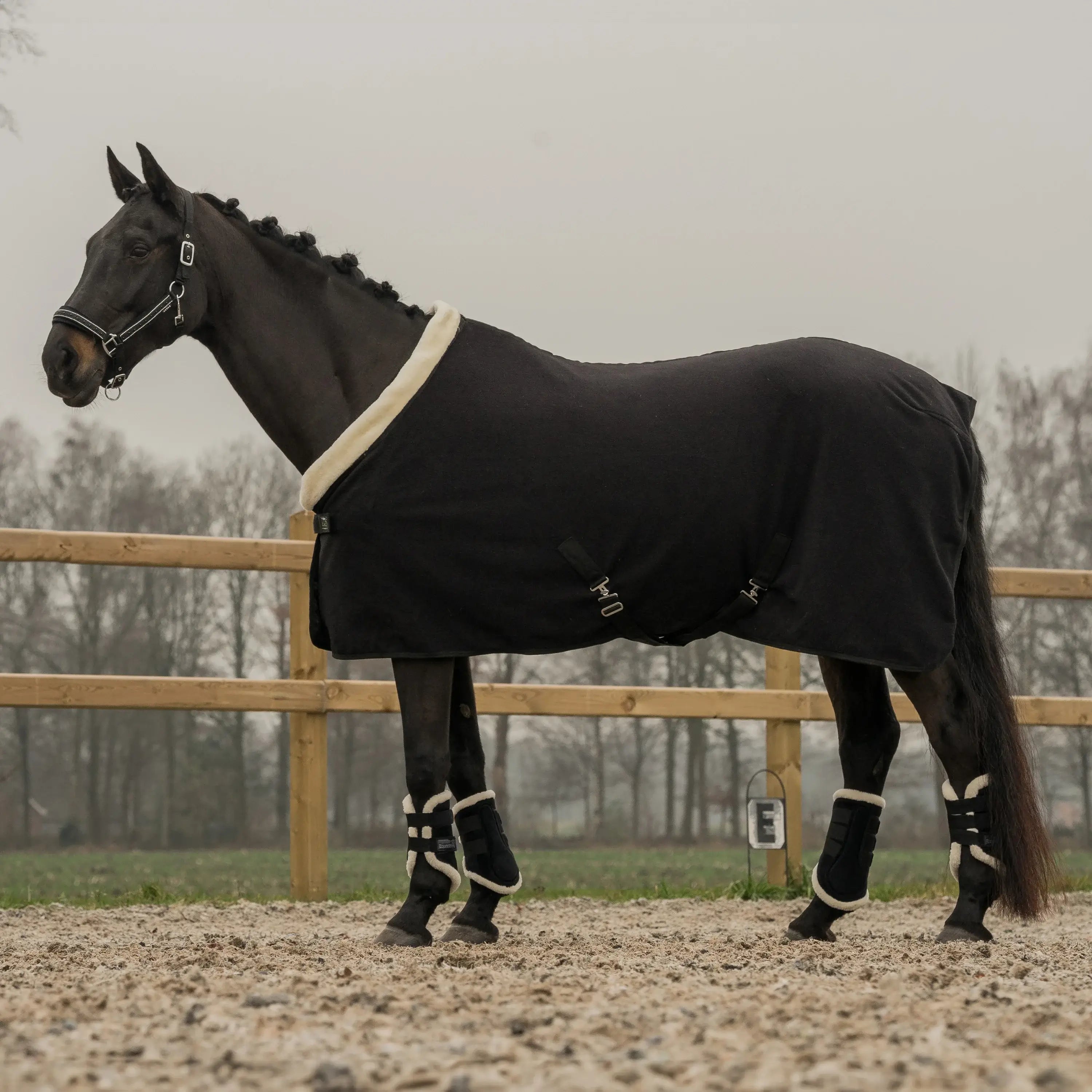 Horka Fleecetäcke Equestrian Pro - Svart