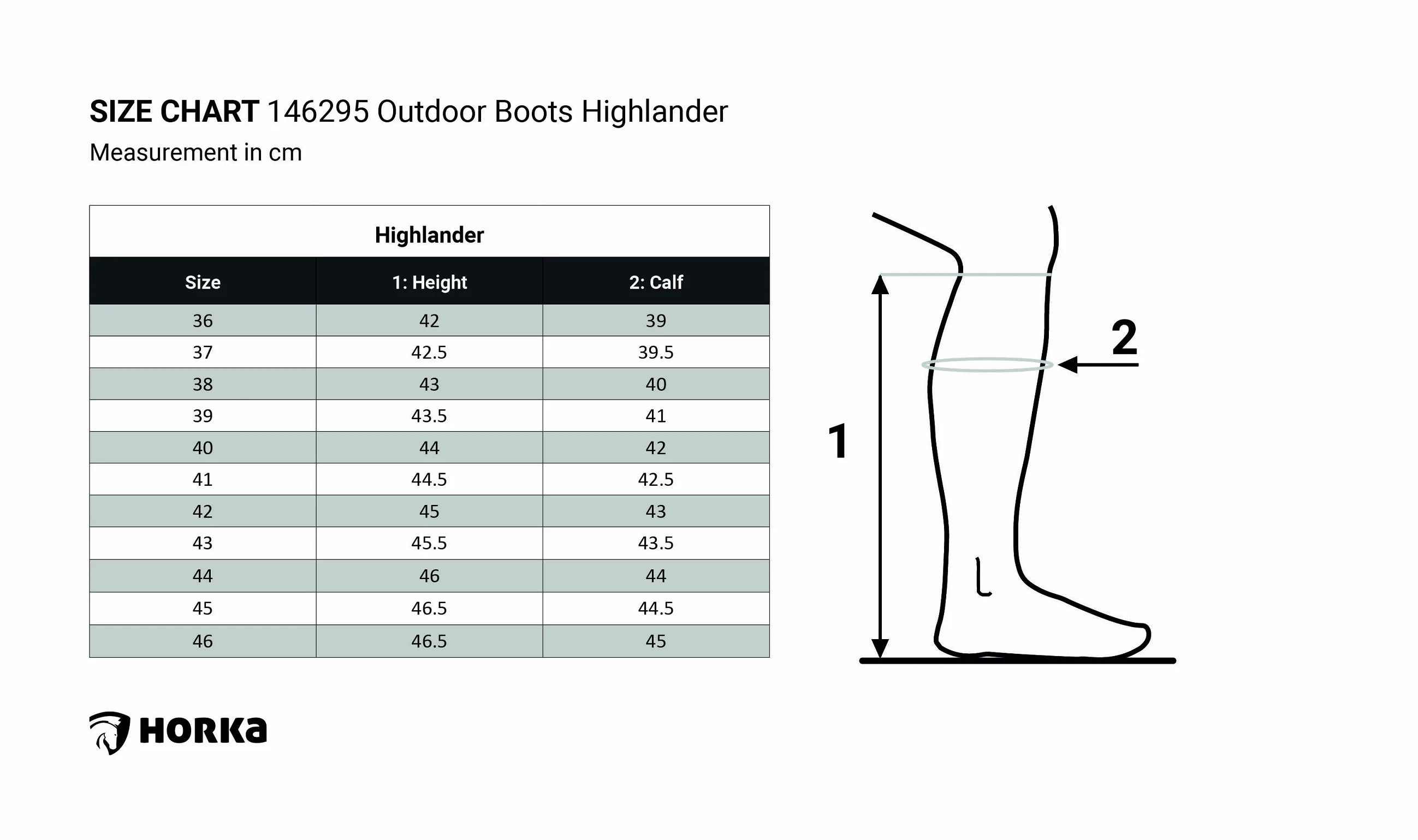 HorkaOutdoor Stövel Highlander - Skogsgrön