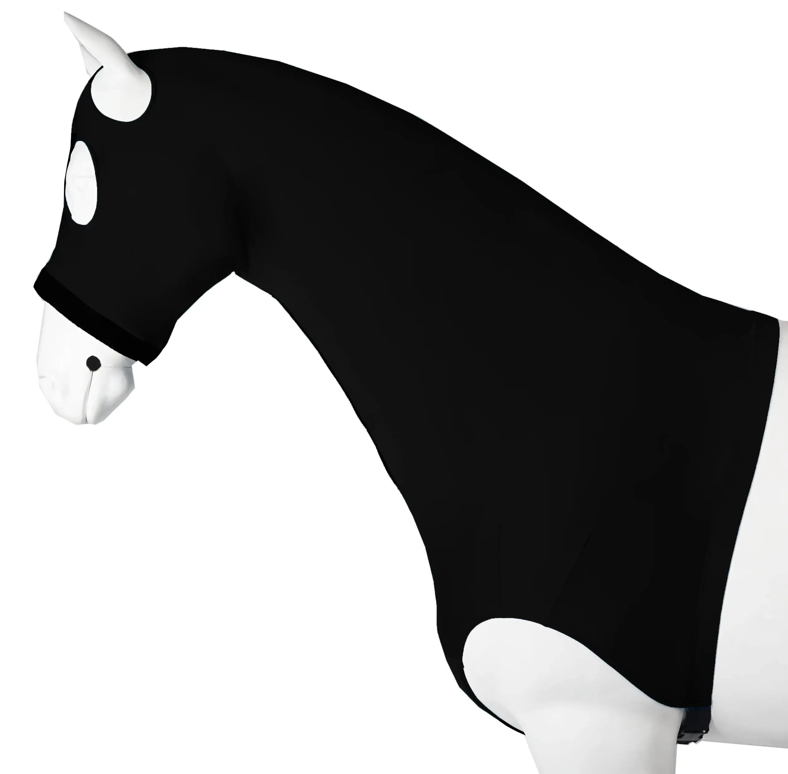 Horka Lycrahals med mask - Svart