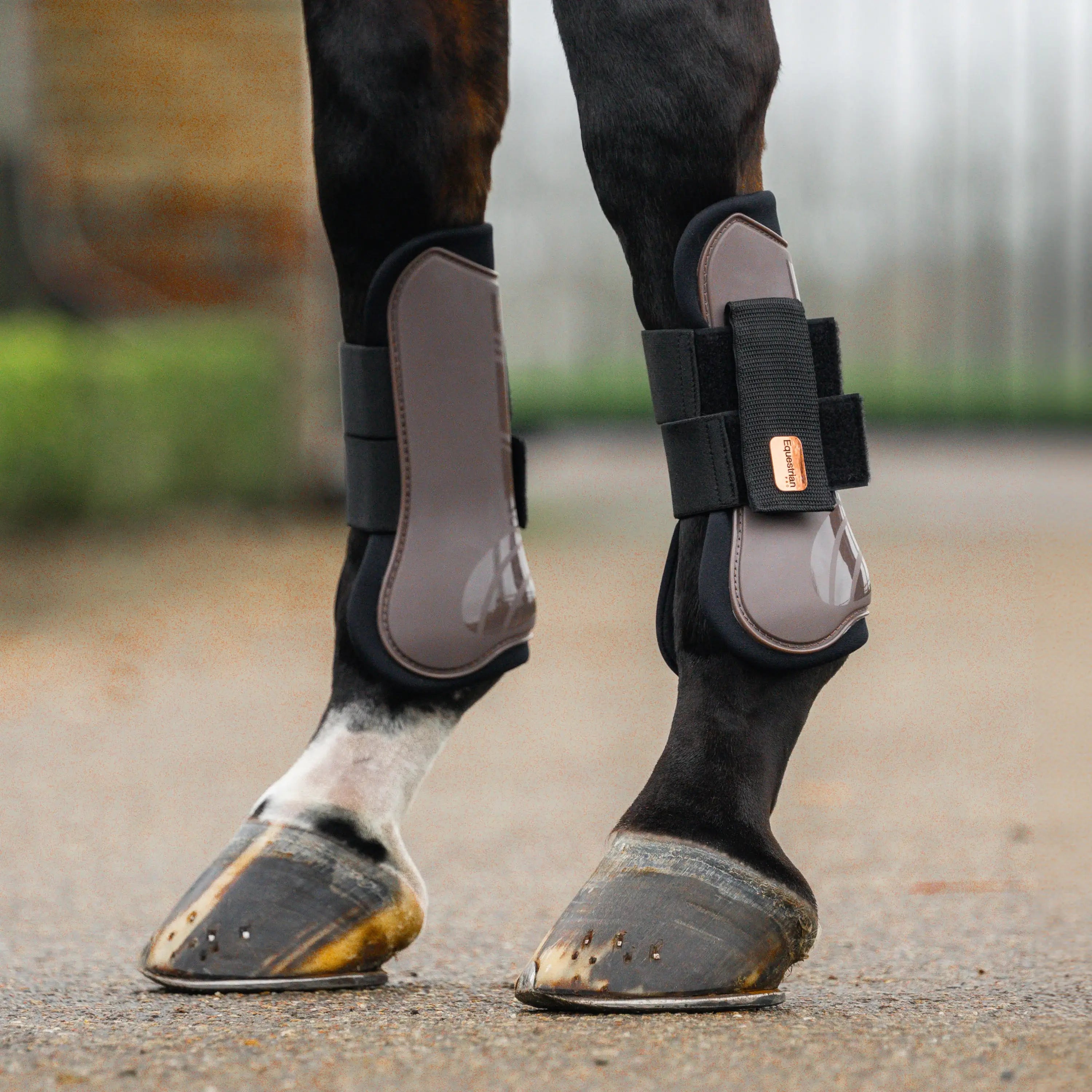 Horka PVC-senskydd Equestrian Pro - Brun