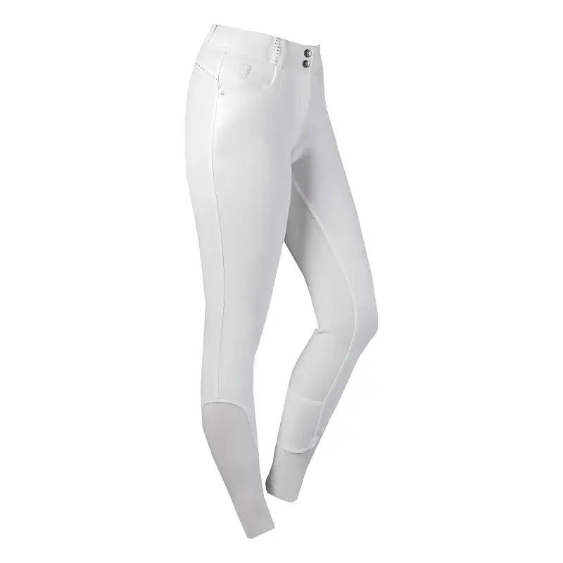 Horka Ridbyxor Annalise Dam - Vit