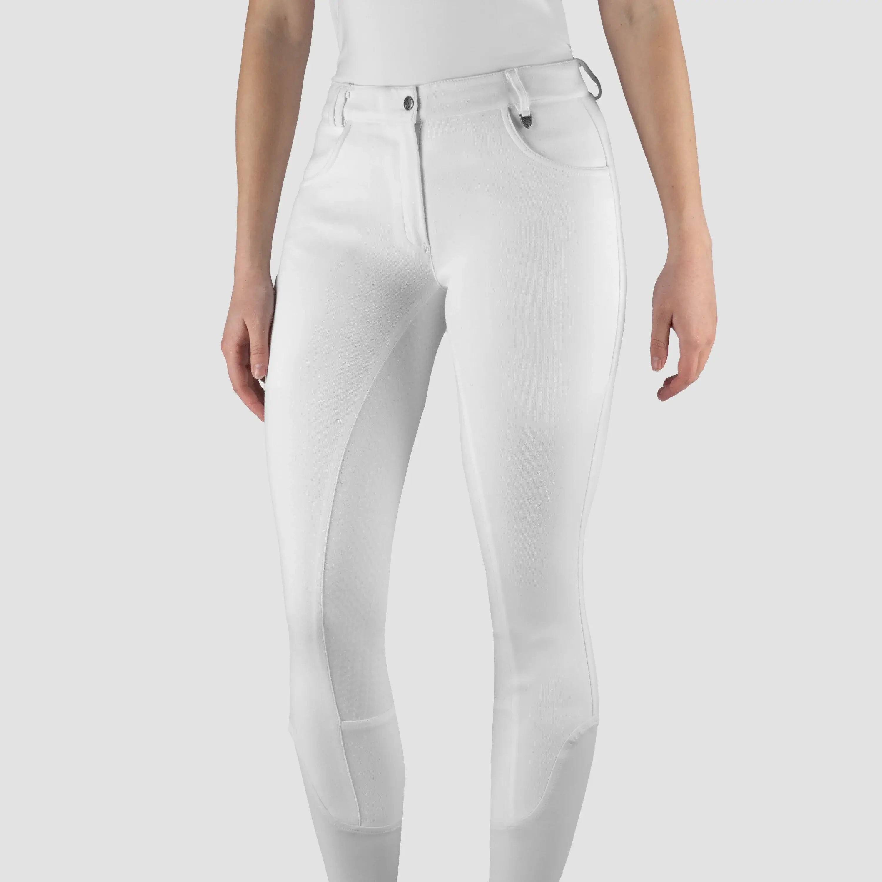 Horka Ridbyxor Annika Dam - Vit