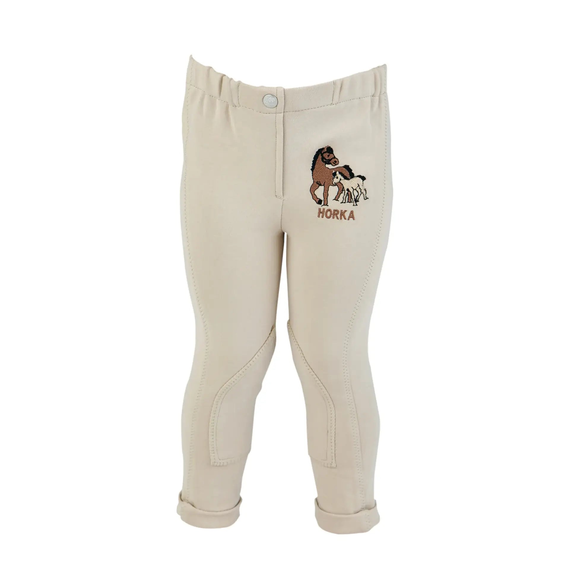 Horka Ridbyxor Småbarn - Beige