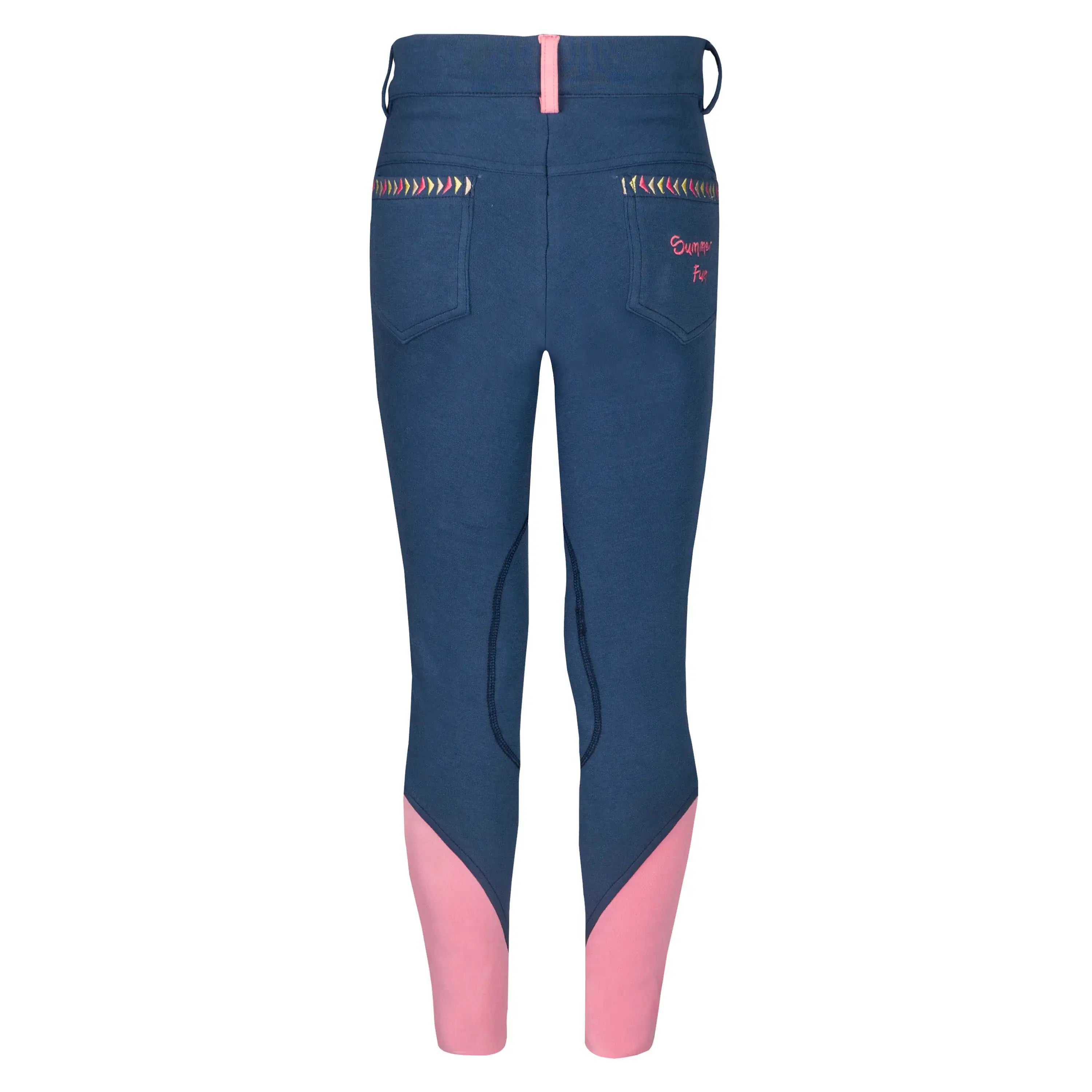 Horka Ridbyxor Presto Barn - Blå/Rosa