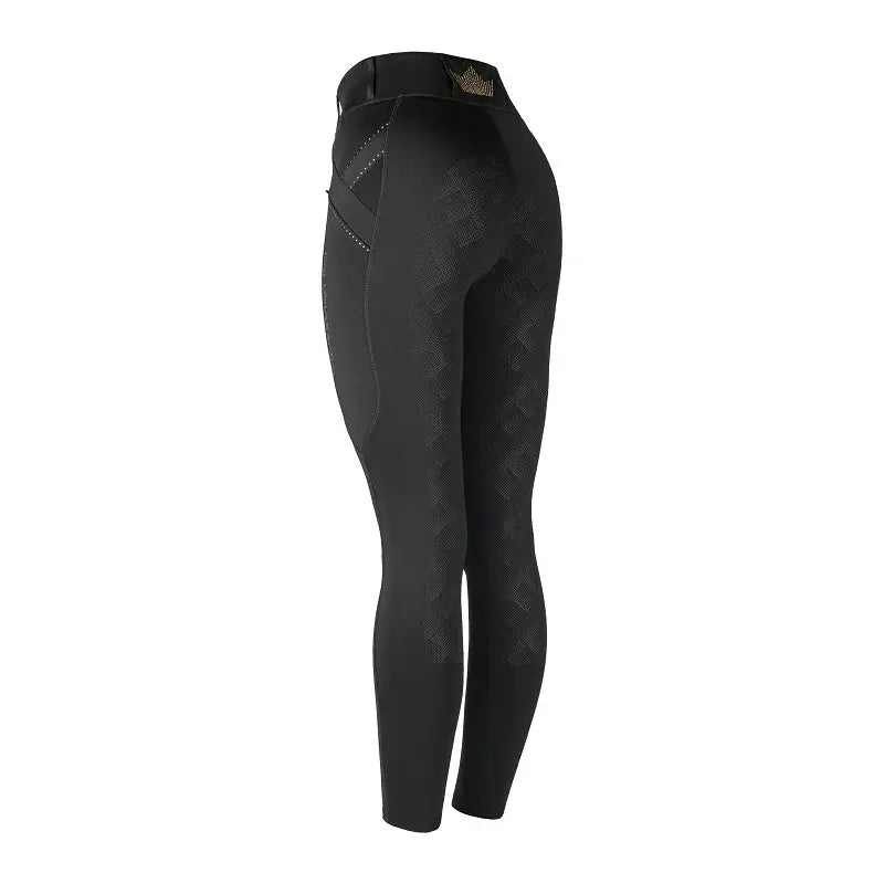 Horka Ridtights Momentum Barn - Svart/Rosé