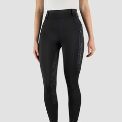 Horka Ridtights Momentum Barn - Svart/Rosé