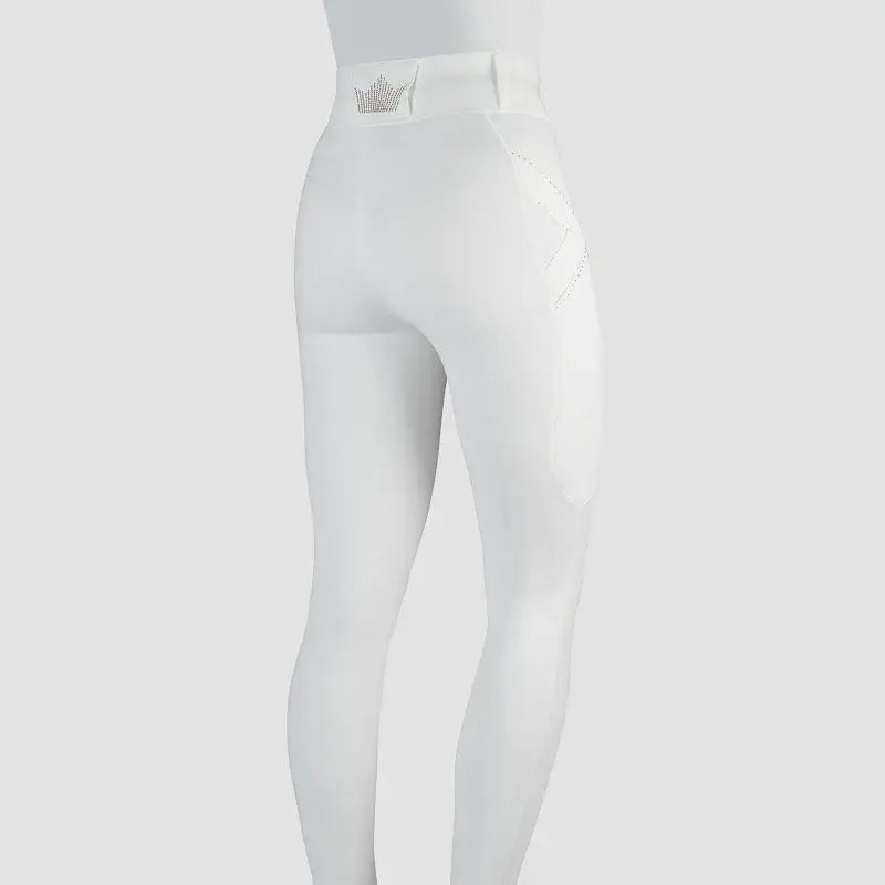 Horka Ridtights Momentum Barn - Vit/Rosé