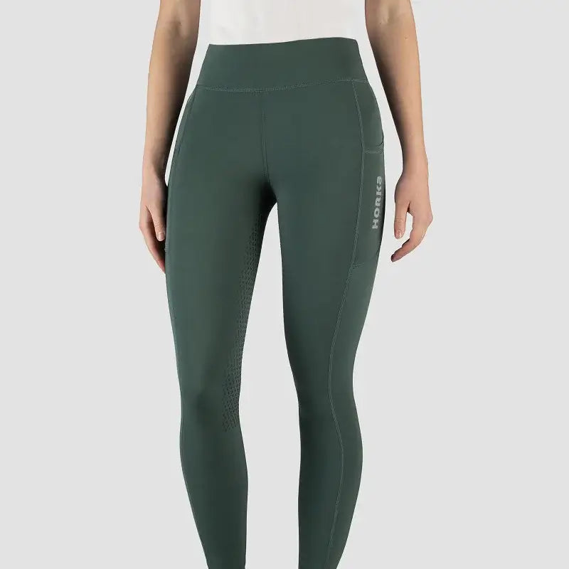 Horka Ridtights Originals Barn - Grön