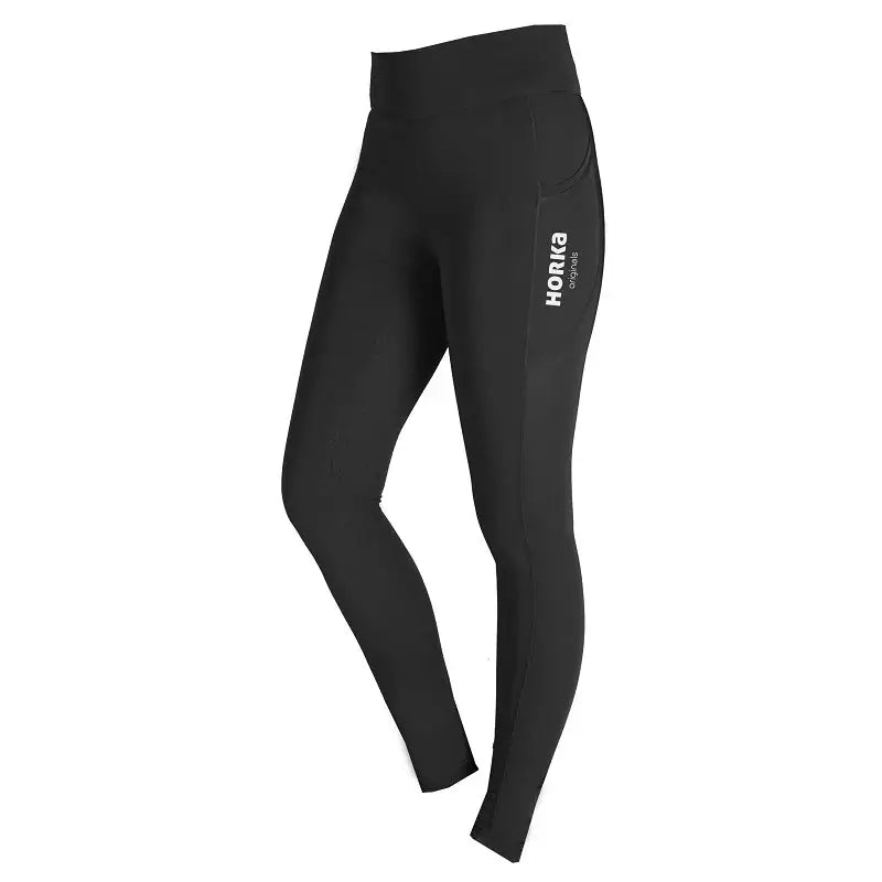 Horka Ridtights Originals Barn - Svart